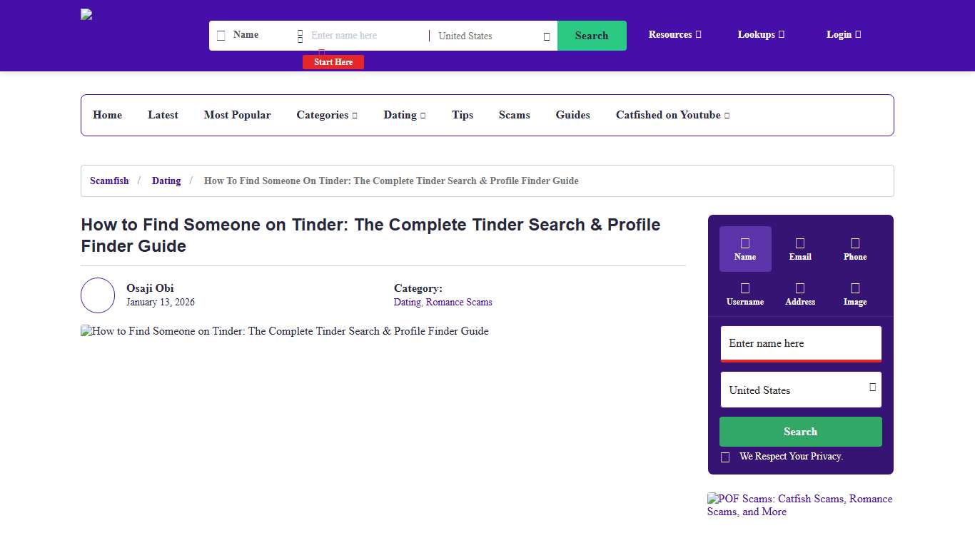 Tinder Search: How to Find Someone's Profile (Profile Finder & Lookup)